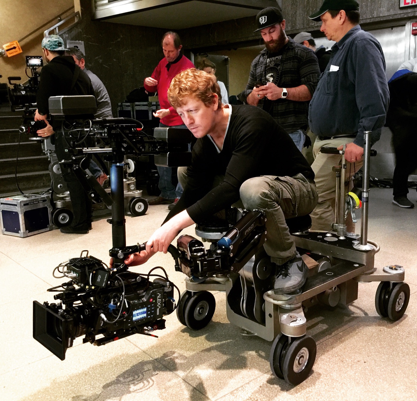 Lobby dolly operating